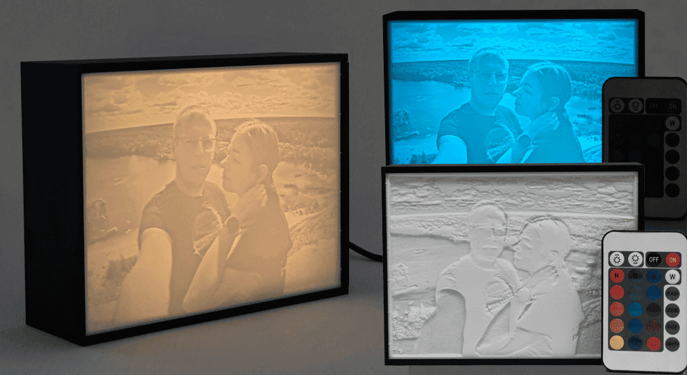 3D фотопечать Lithophane в Нарве