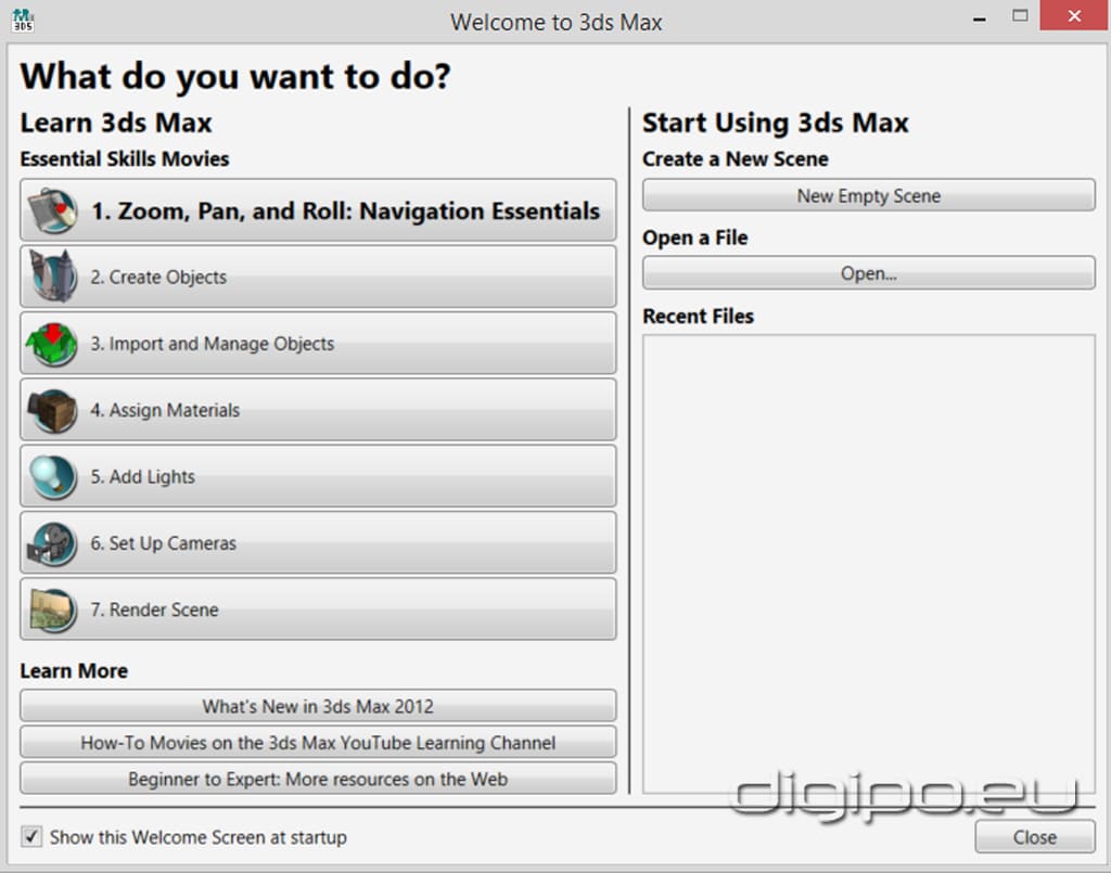Начало работы в 3ds Max