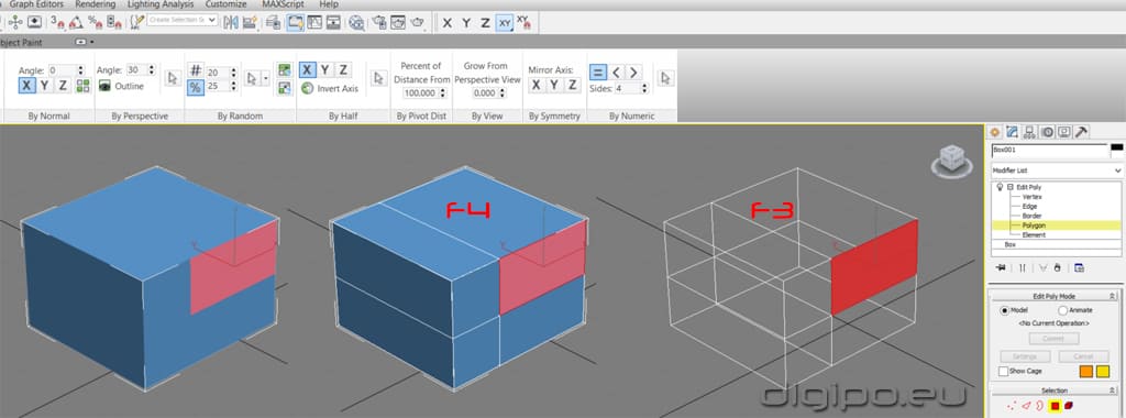 Отображение сетки на объекте