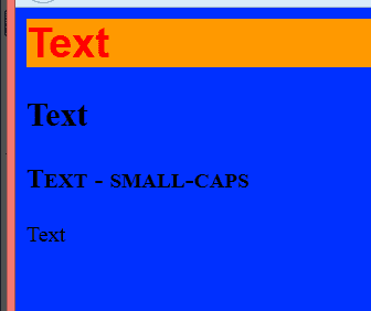 Примеры параметров шрифта