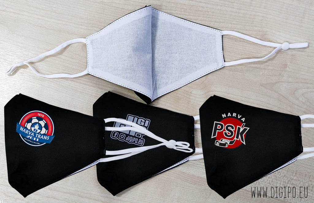 Печать на многоразовых масках в Эстонии