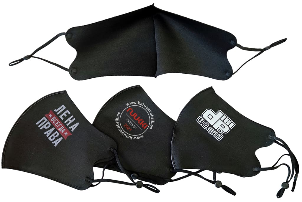 Печать на многоразовых масках в Нарве