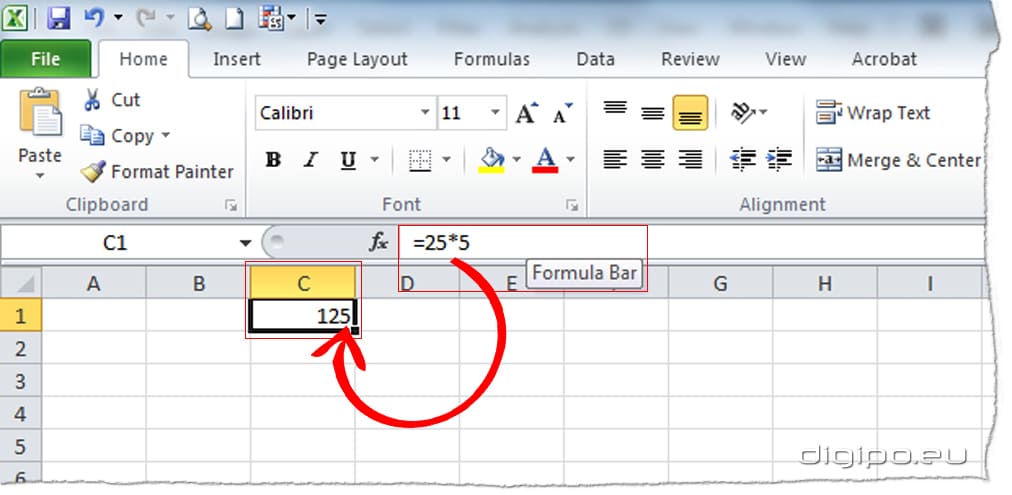 Простая формула