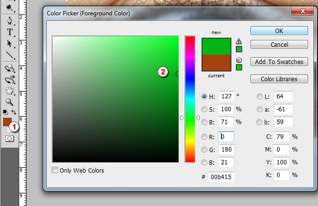 Выбираем цвет