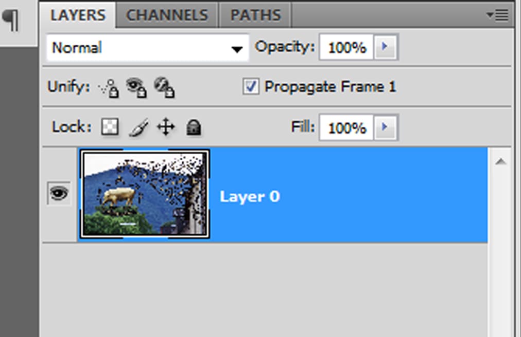 Превращаем в слой