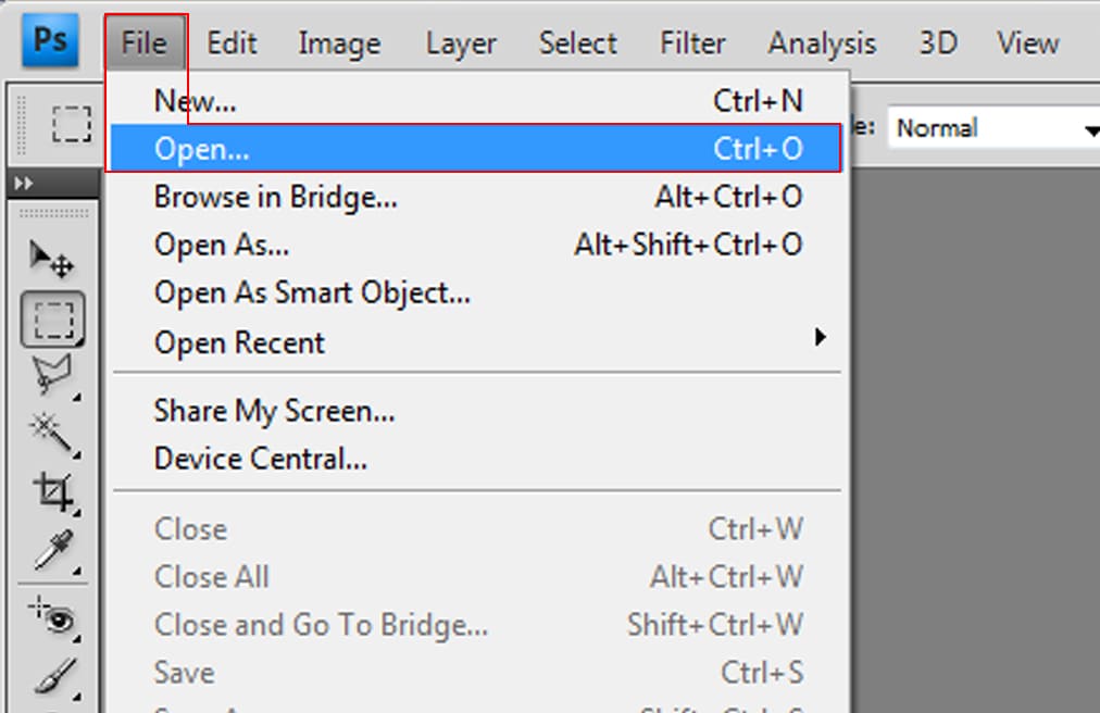 Открыть фотографию